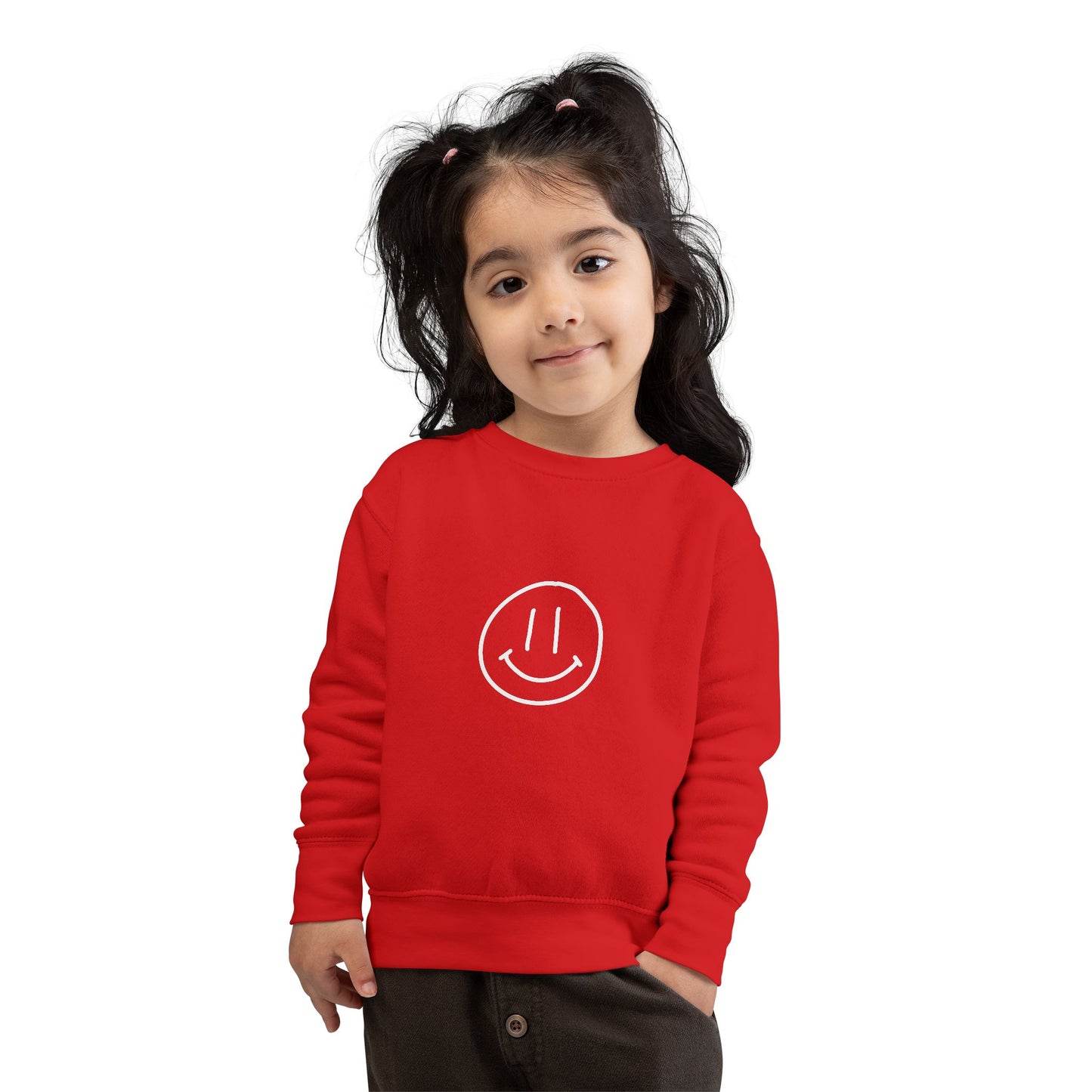 Toddler Sweatshirt - Smile Jesus Loves You