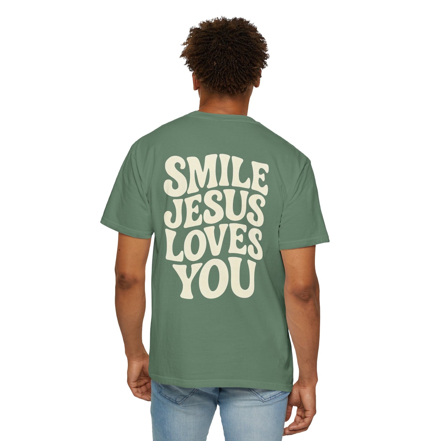 Smiley Jesus Loves You T-Shirt