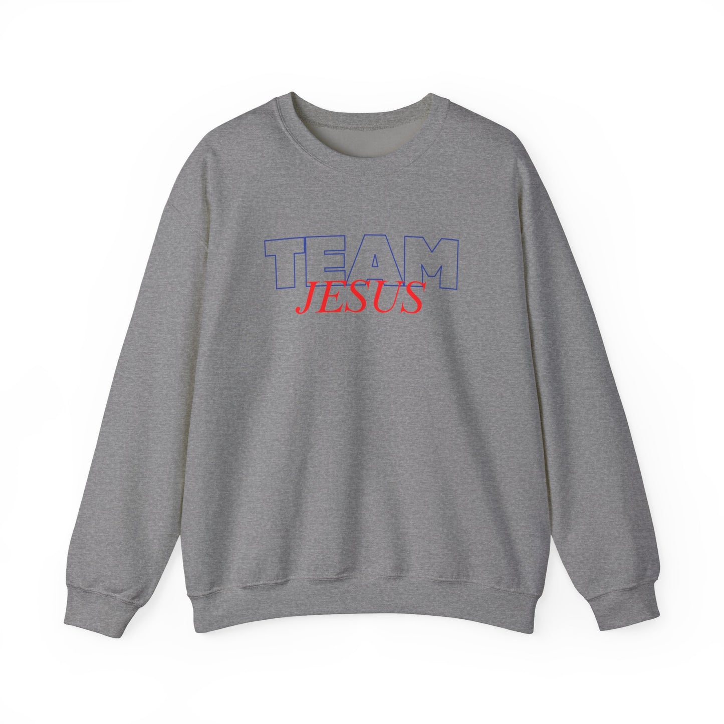 Team Jesus Christian Unisex Sweatshirt | Faith-Based Athletic Apparel