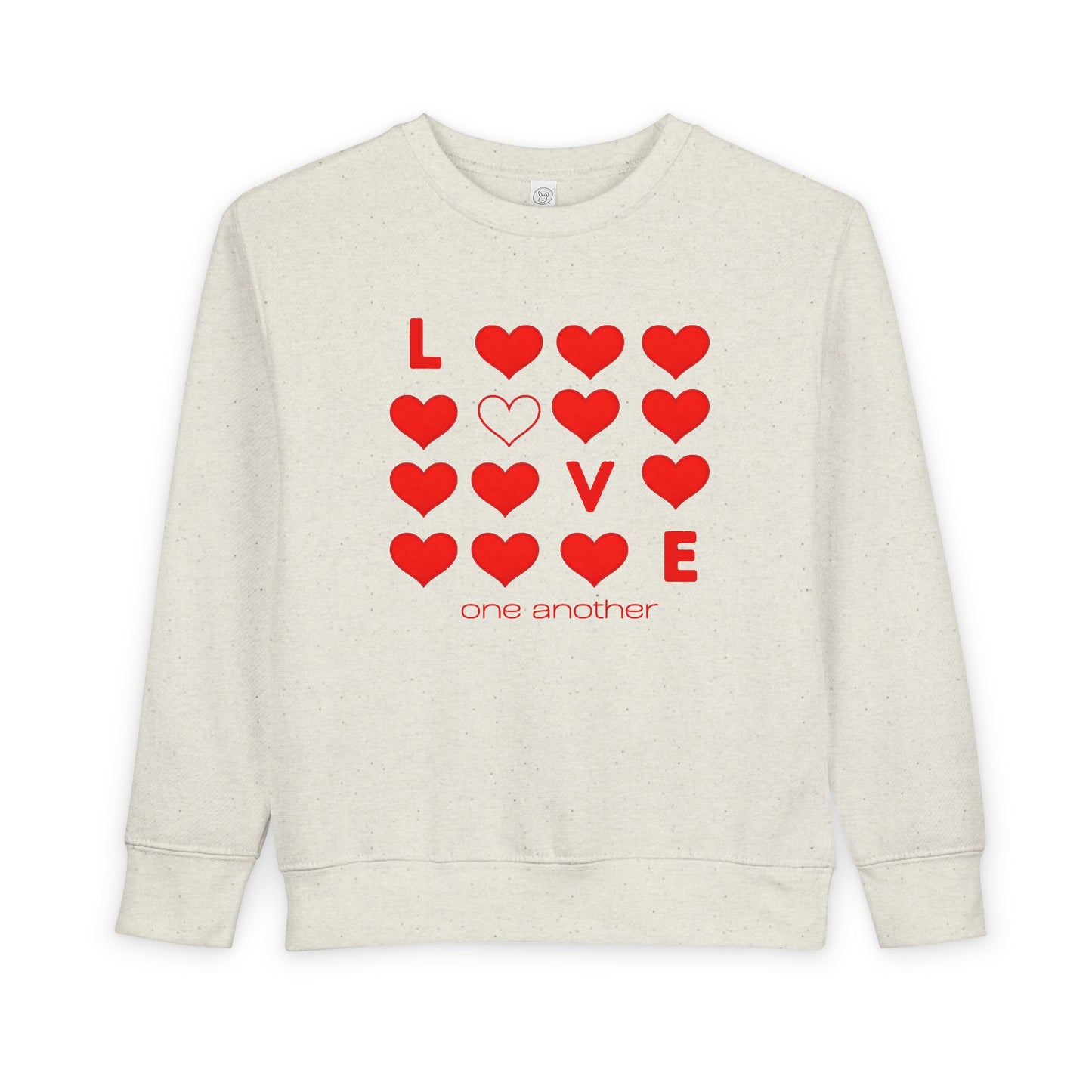 Love One Another Christian Toddler Sweatshirt | Faith-Based Kids Wear