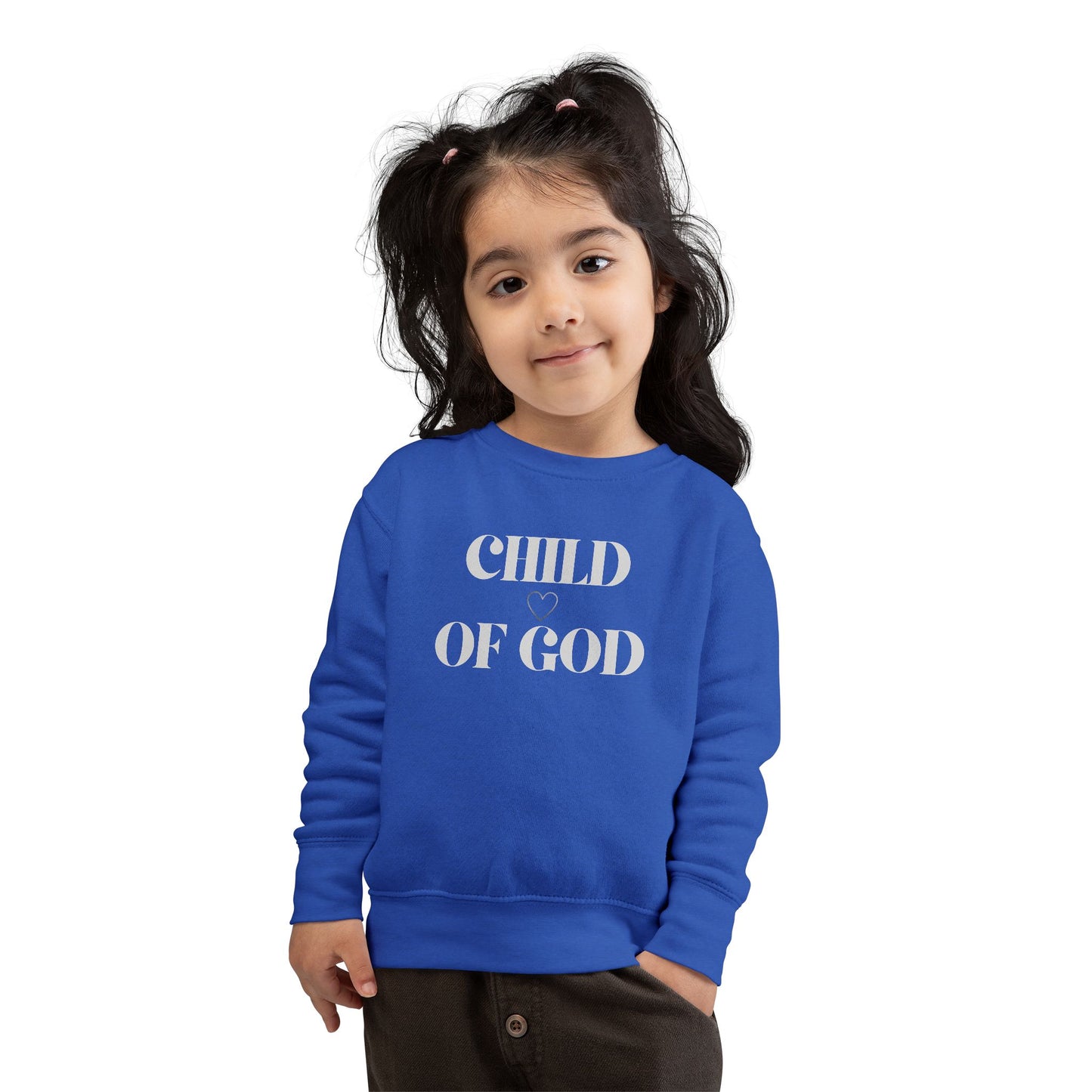 Child of God Toddler Sweatshirt - Christian Unisex Kids Apparel
