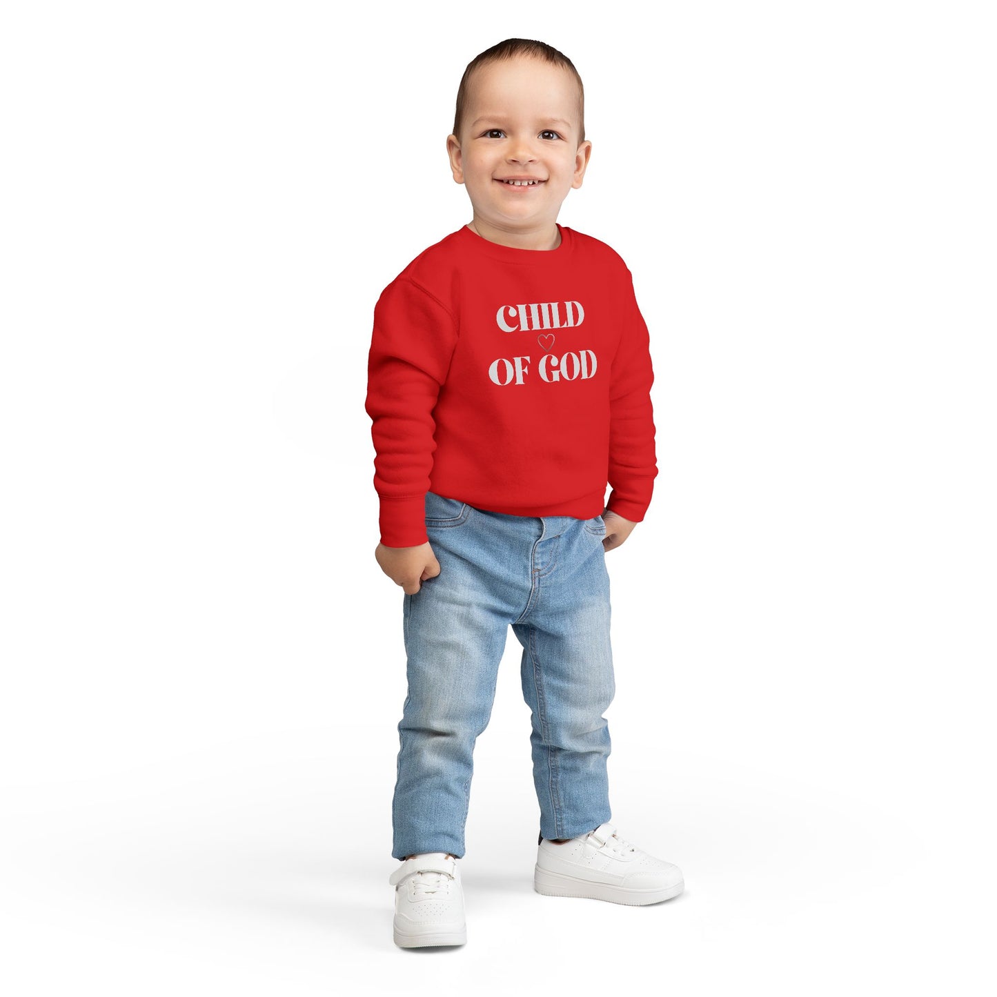 Child of God Toddler Sweatshirt - Christian Unisex Kids Apparel