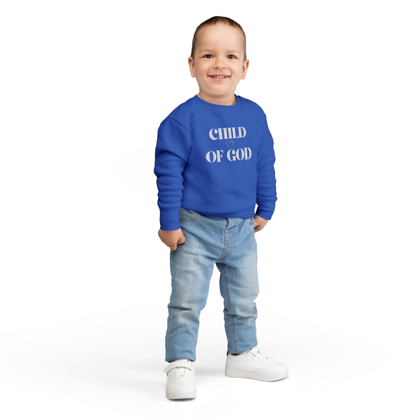 Child of God Toddler Sweatshirt - Christian Unisex Kids Apparel