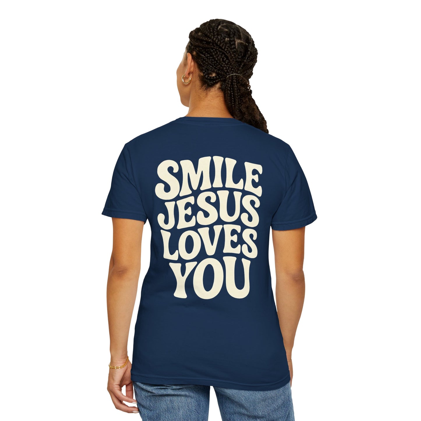 Smiley Jesus Loves You T-Shirt