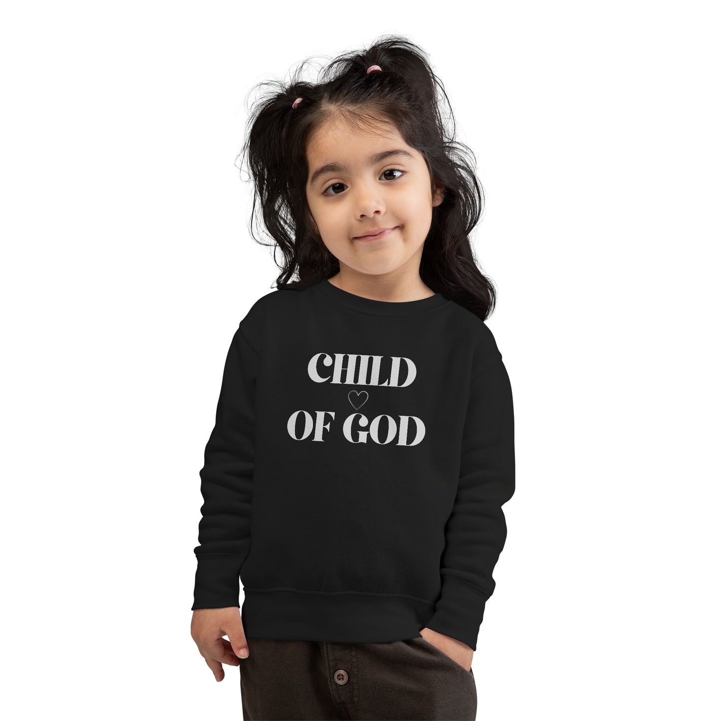 Child of God Toddler Sweatshirt - Christian Unisex Kids Apparel