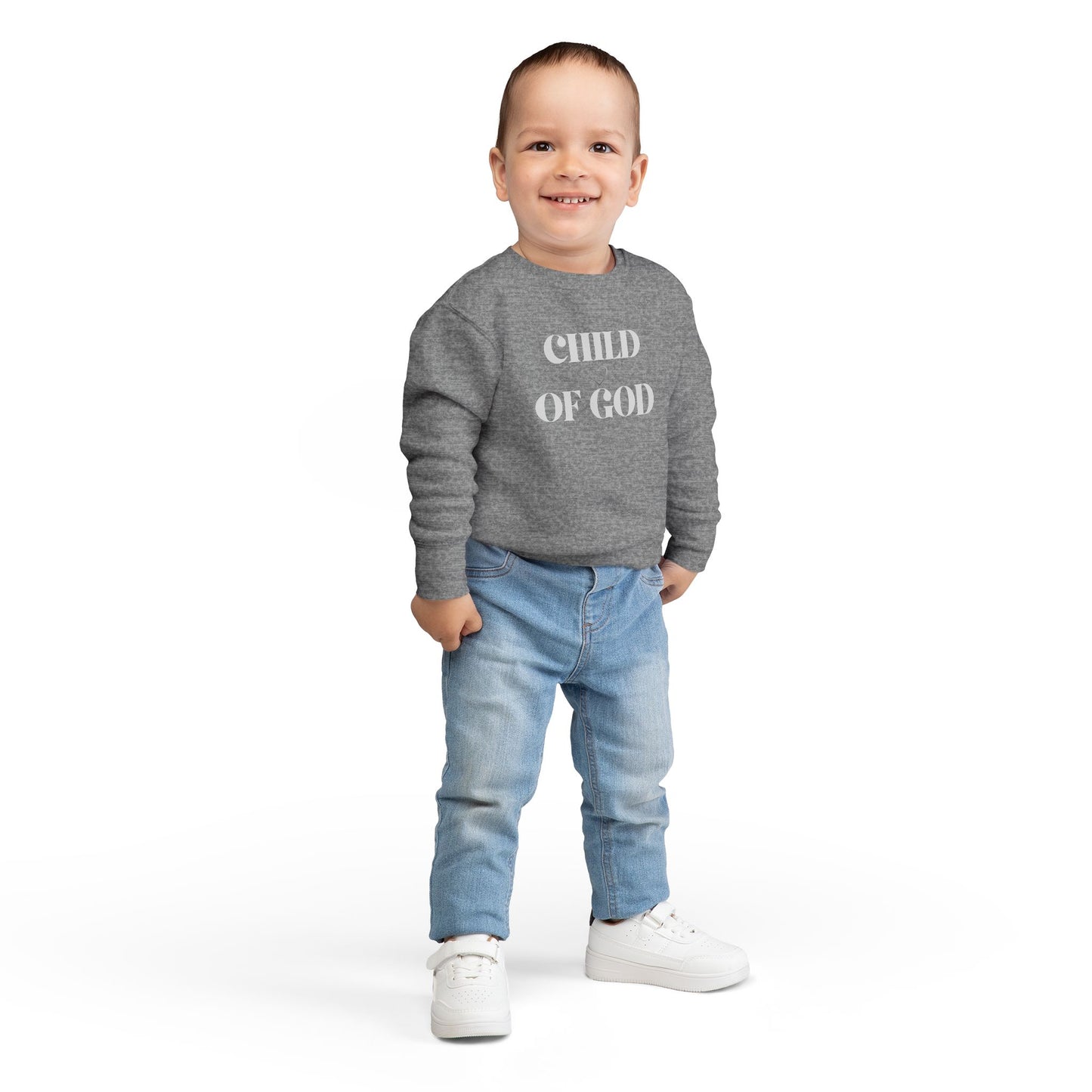 Child of God Toddler Sweatshirt - Christian Unisex Kids Apparel