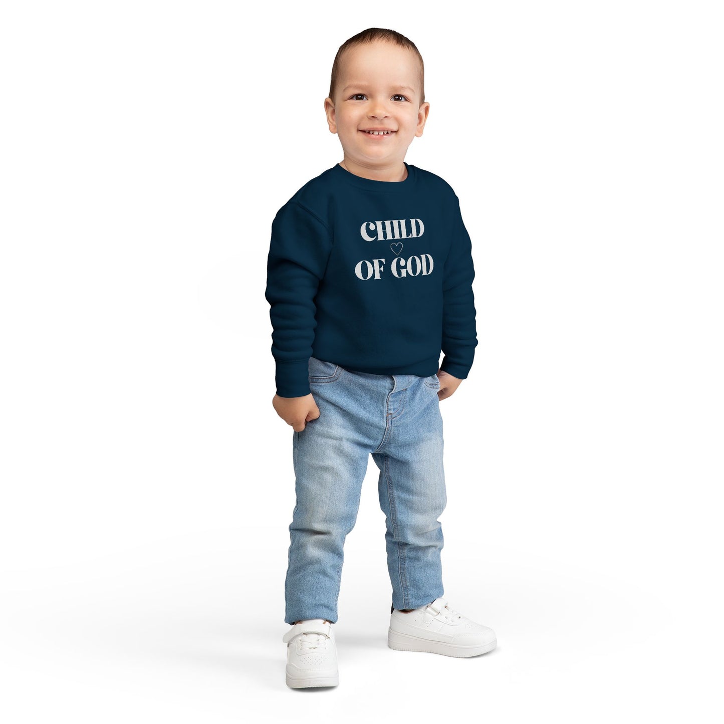 Child of God Toddler Sweatshirt - Christian Unisex Kids Apparel