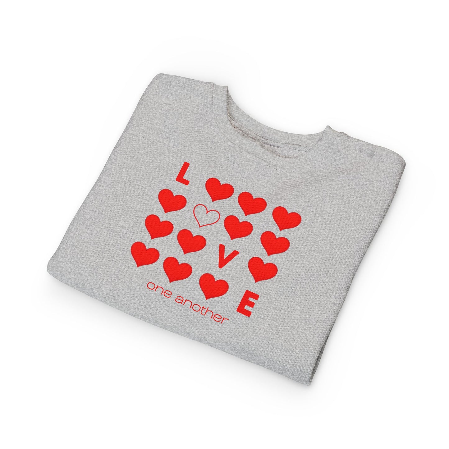 Love One Another Christian Toddler Sweatshirt | Faith-Based Kids Wear