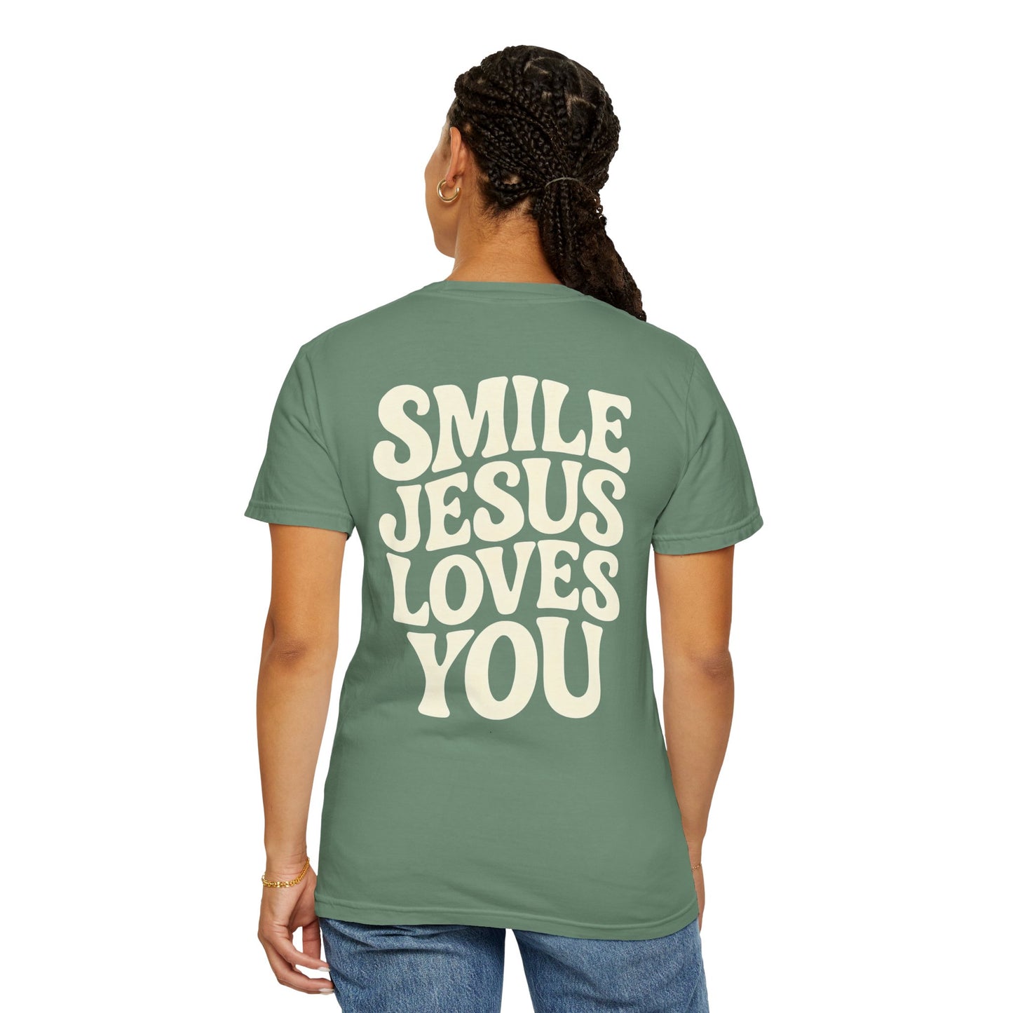 Smiley Jesus Loves You T-Shirt