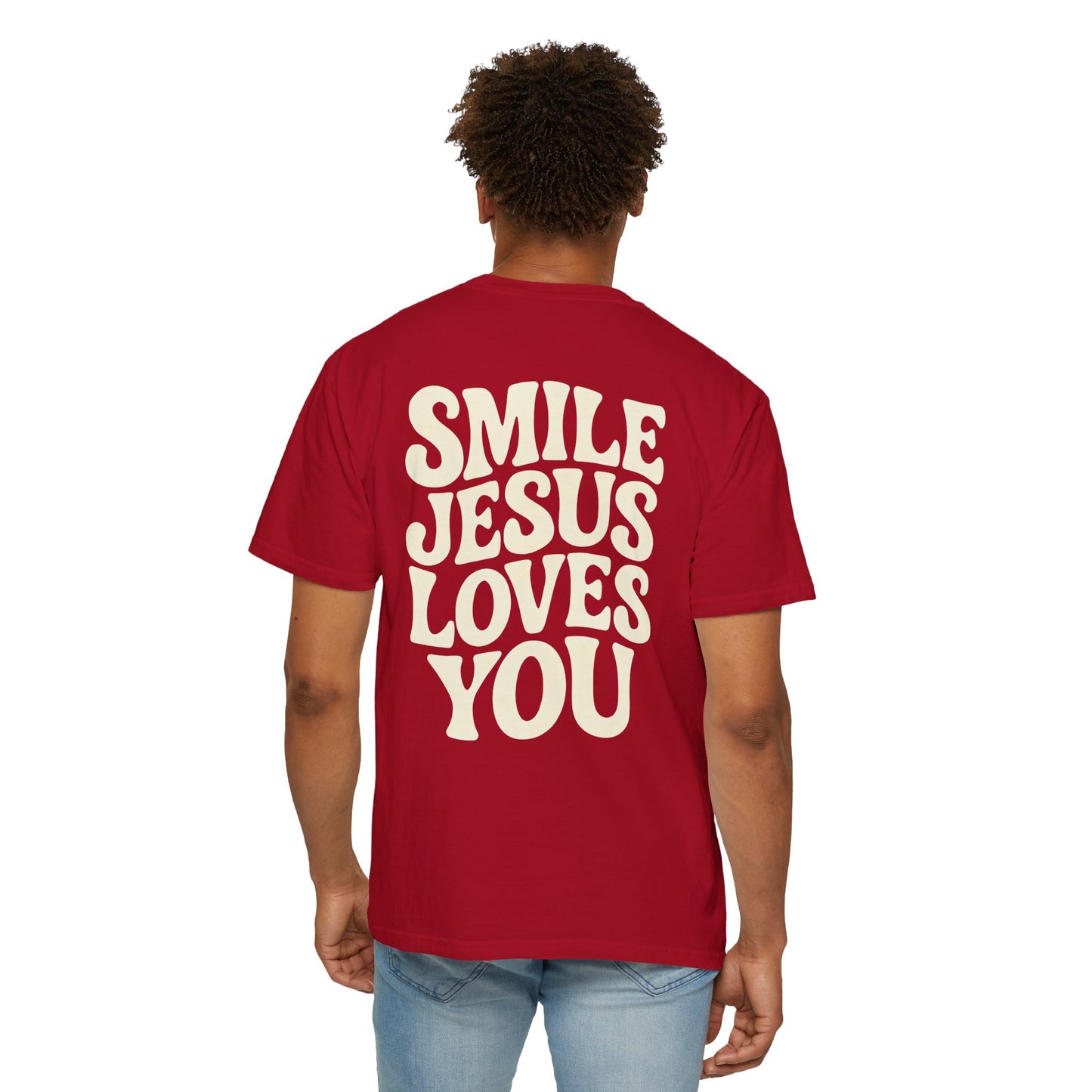 Smiley Jesus Loves You T-Shirt