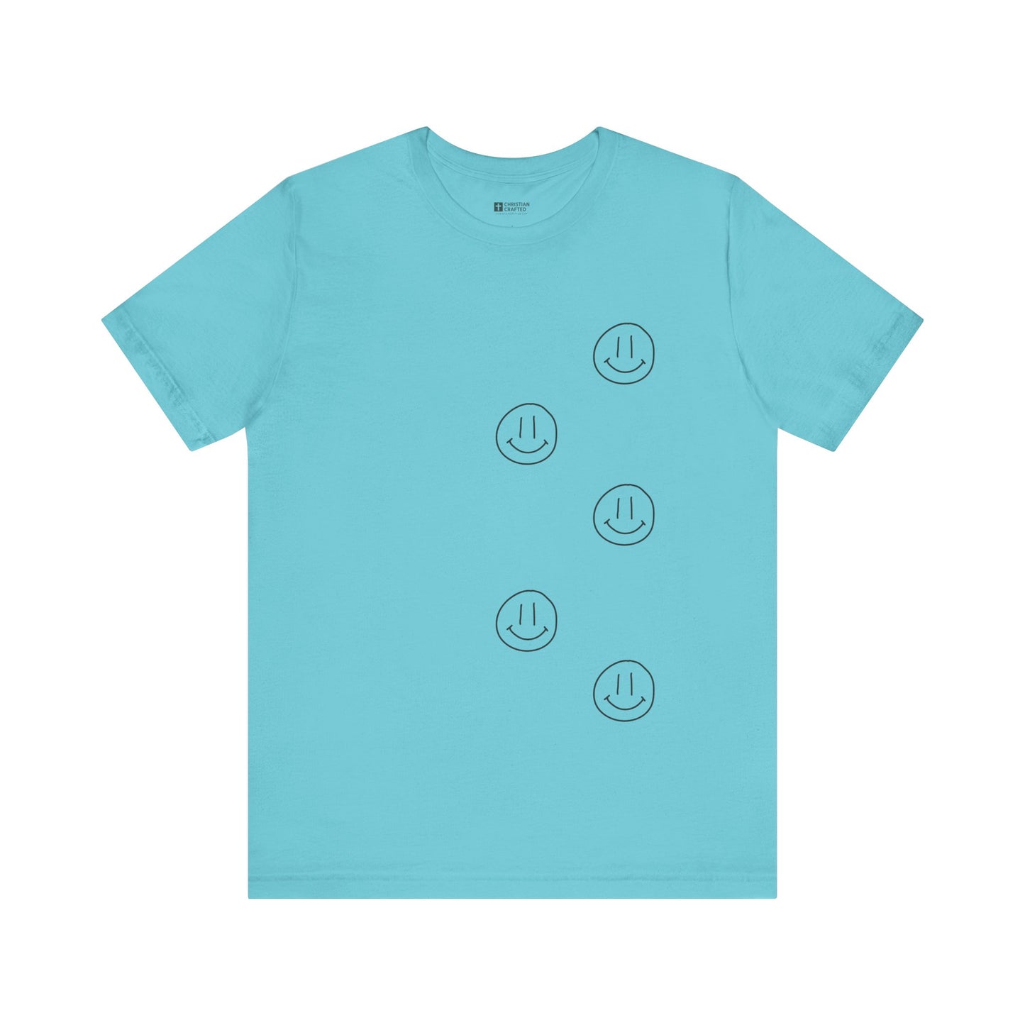 Smile Jesus Loves You Christian T-Shirt – Faith-based Smiley Faith Unisex Tee