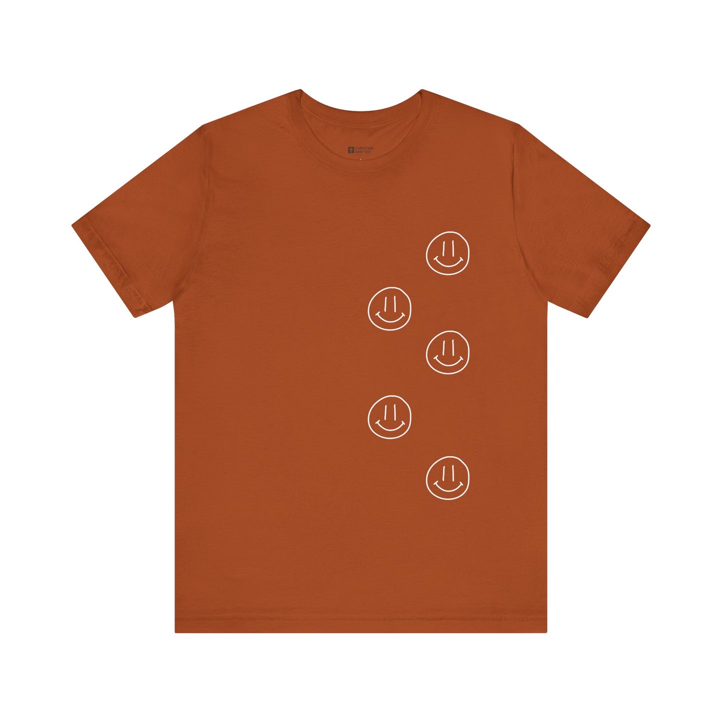 Smile Jesus Loves You Christian T-Shirt – Faith-based Smiley Faith Unisex Tee
