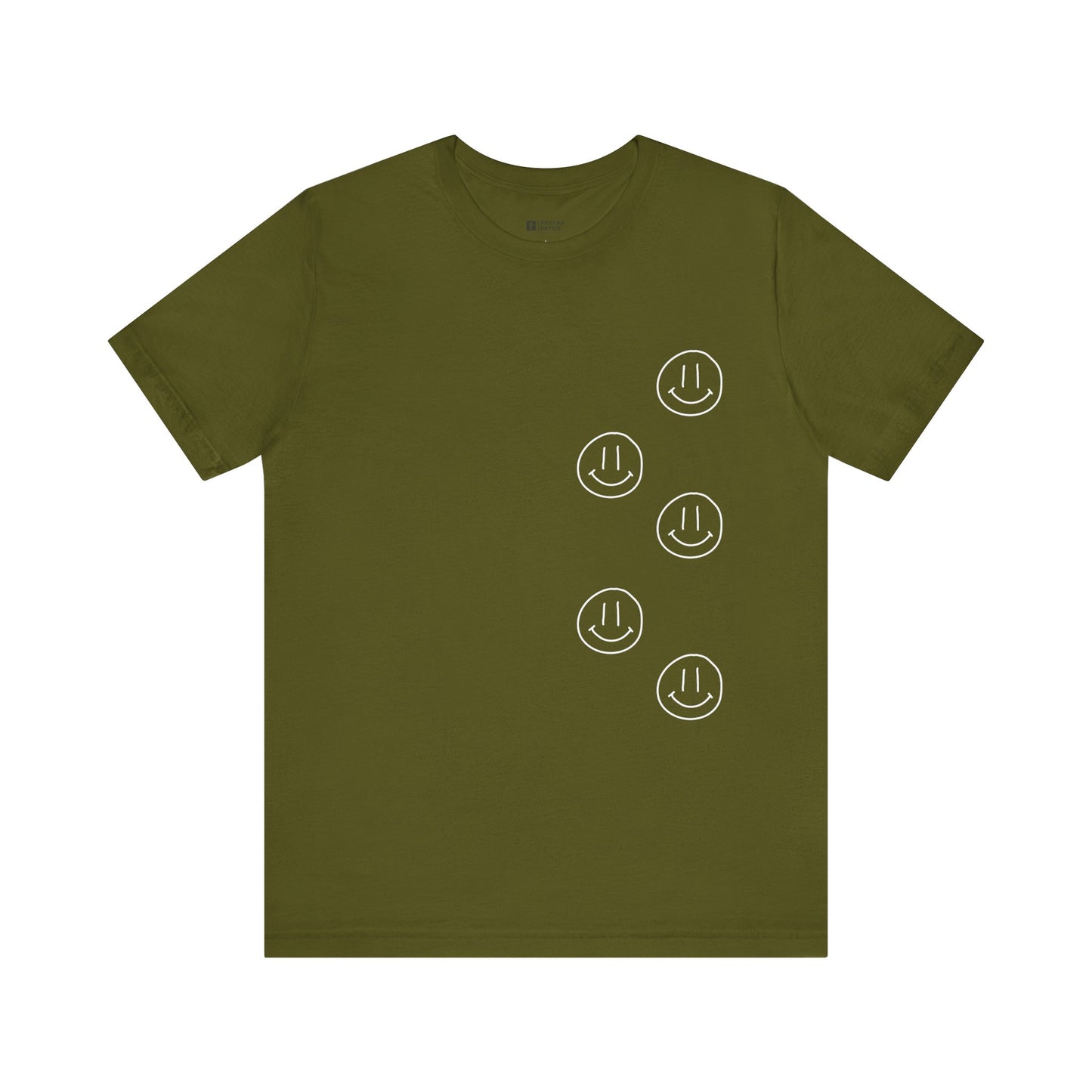 Smile Jesus Loves You Christian T-Shirt – Faith-based Smiley Faith Unisex Tee