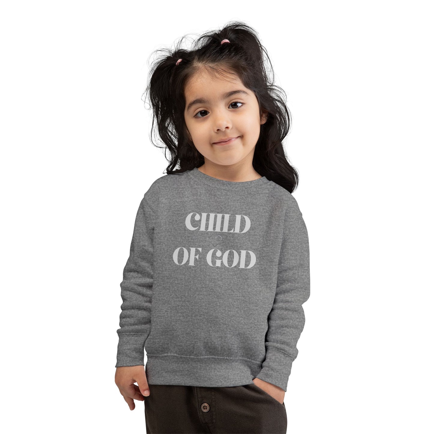Child of God Toddler Sweatshirt - Christian Unisex Kids Apparel