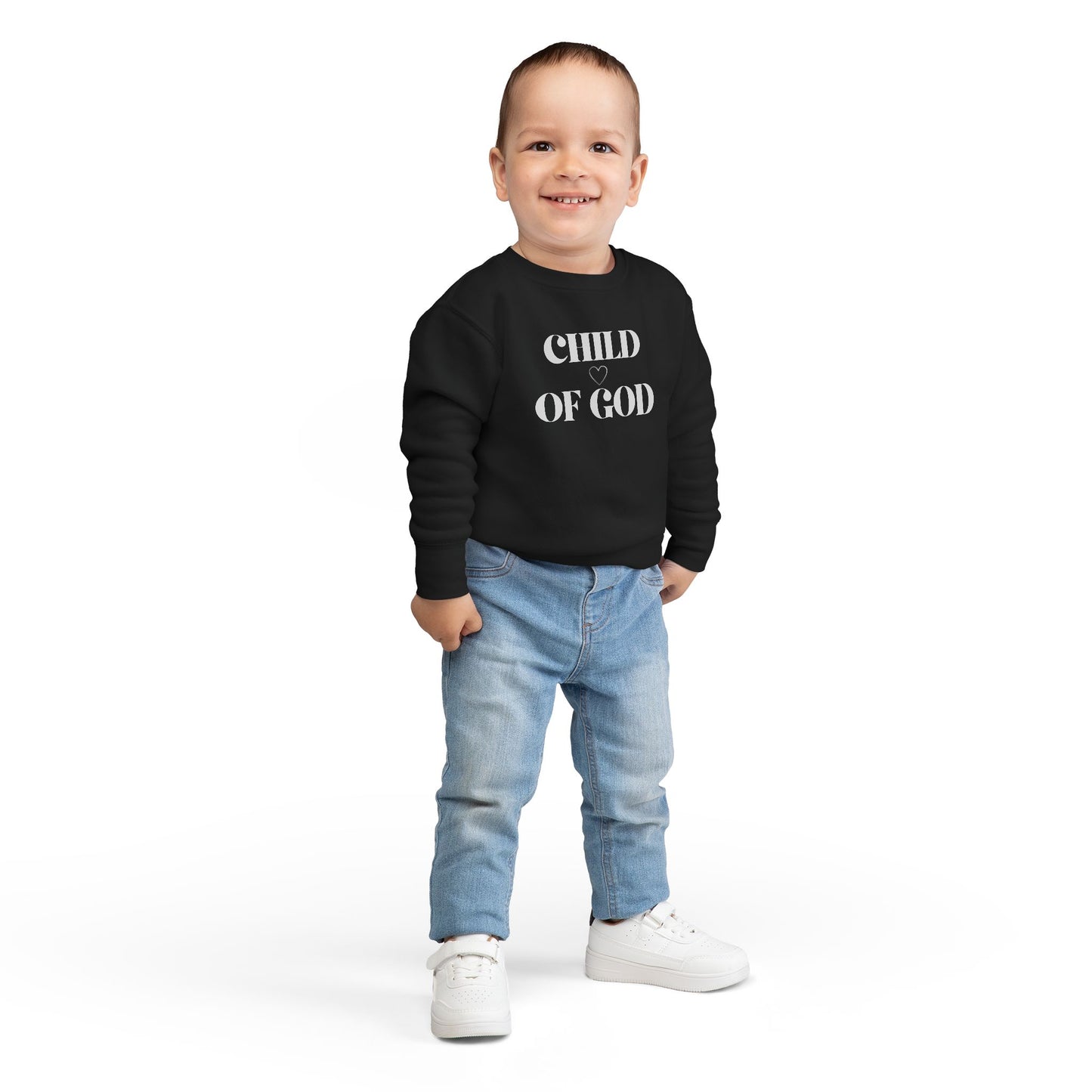 Child of God Toddler Sweatshirt - Christian Unisex Kids Apparel