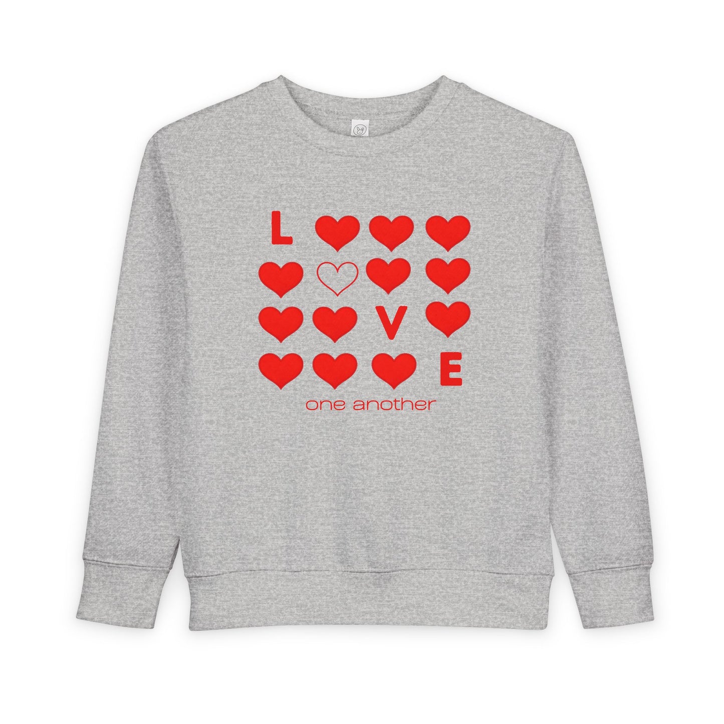 Love One Another Christian Toddler Sweatshirt | Faith-Based Kids Wear