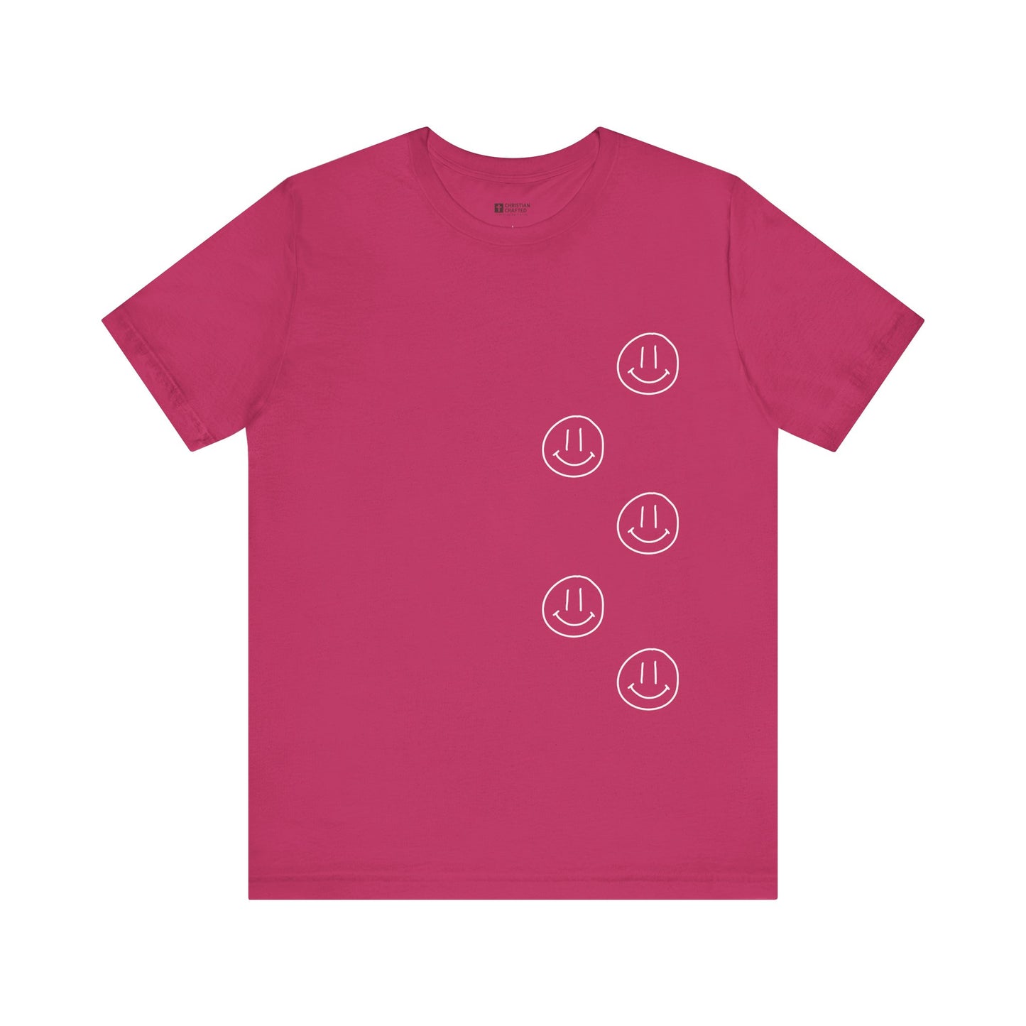 Smile Jesus Loves You Christian T-Shirt – Faith-based Smiley Faith Unisex Tee