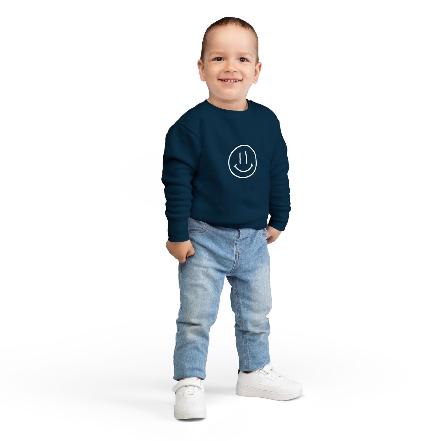 Toddler Sweatshirt - Smile Jesus Loves You