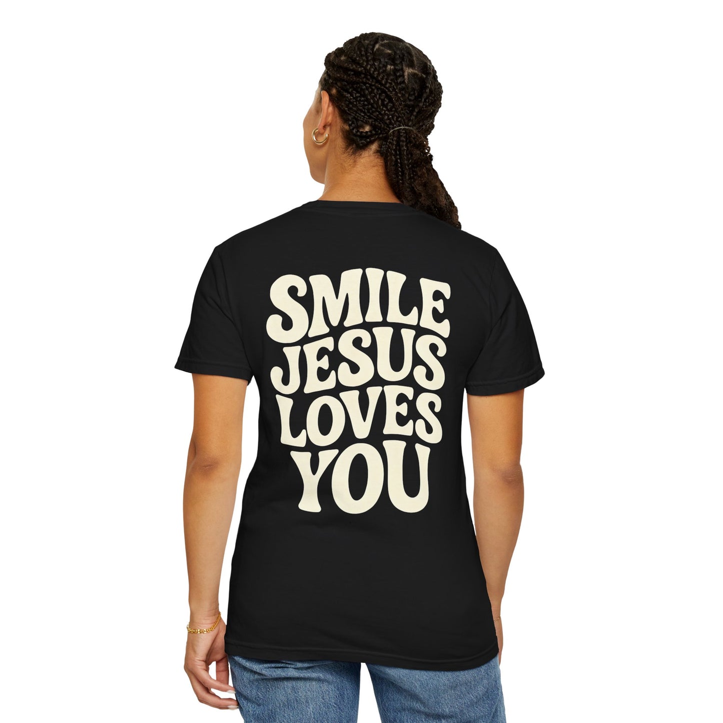 Smiley Jesus Loves You T-Shirt