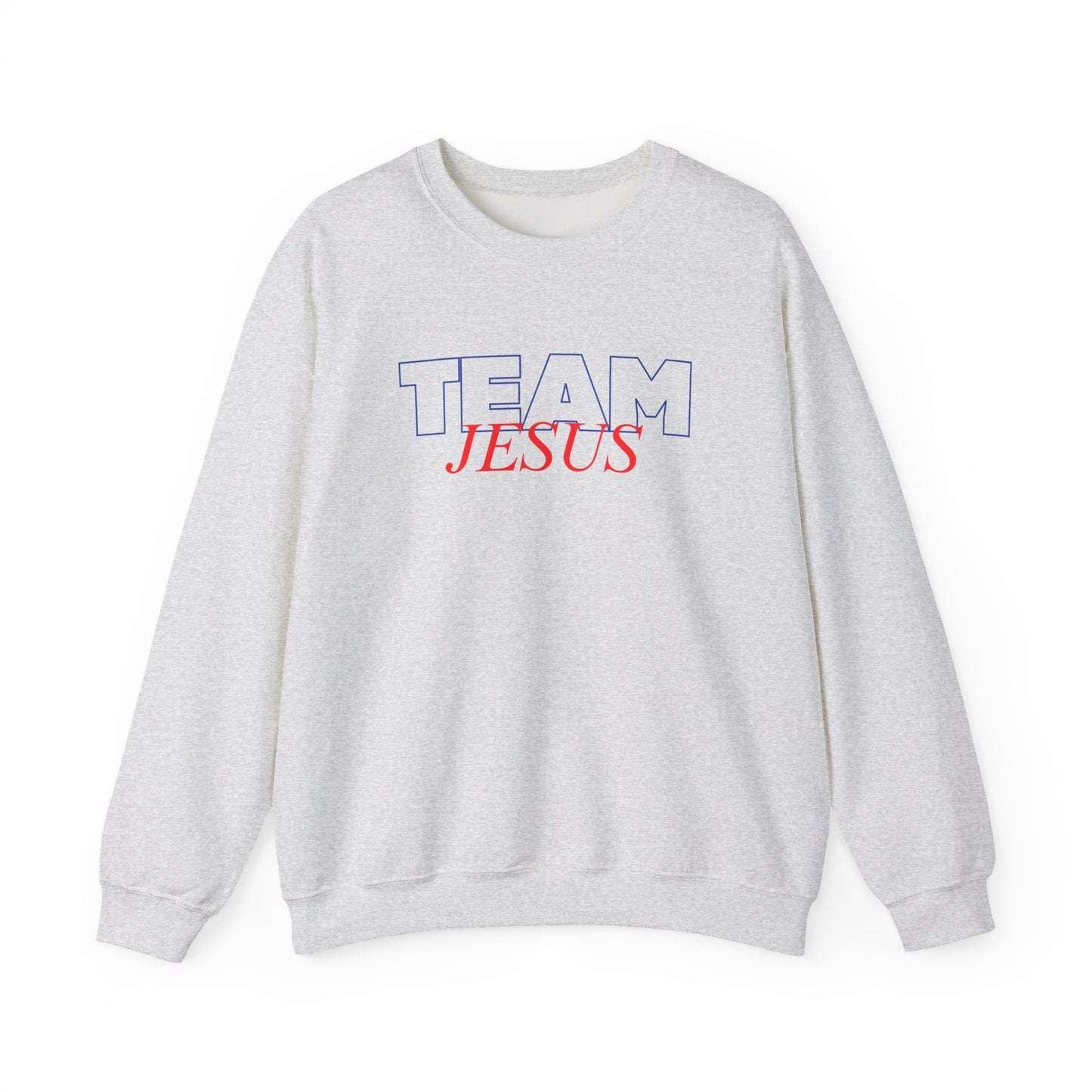 Team Jesus Christian Unisex Sweatshirt | Faith-Based Athletic Apparel