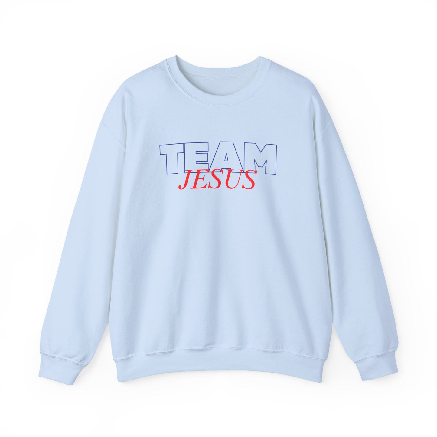 Team Jesus Christian Unisex Sweatshirt | Faith-Based Athletic Apparel