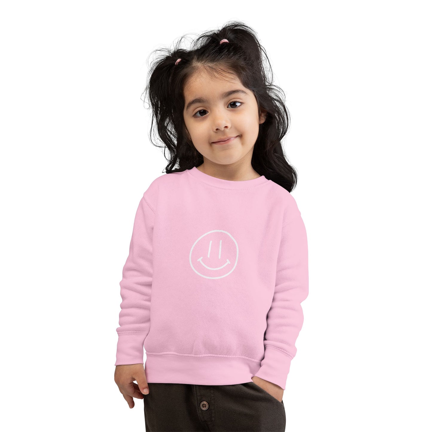 Toddler Sweatshirt - Smile Jesus Loves You