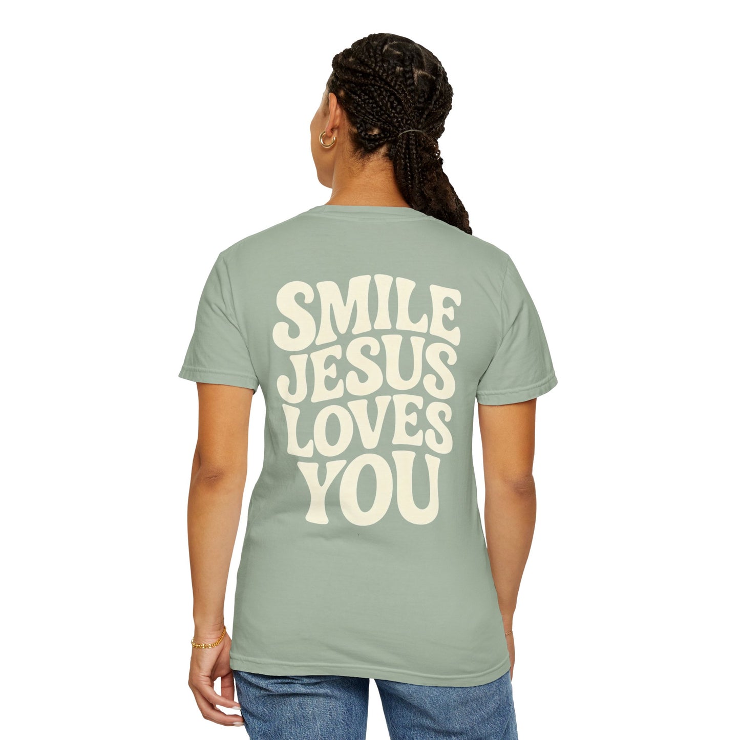 Smiley Jesus Loves You T-Shirt
