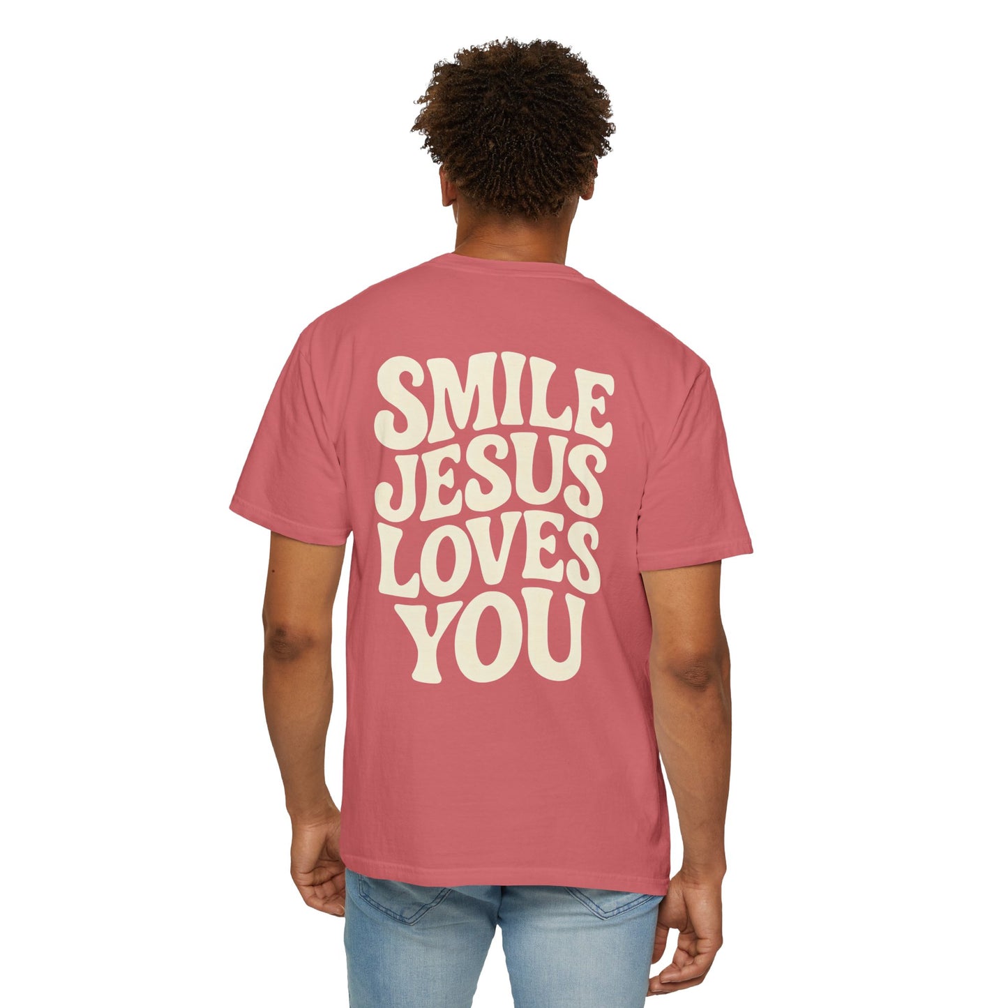 Smiley Jesus Loves You T-Shirt