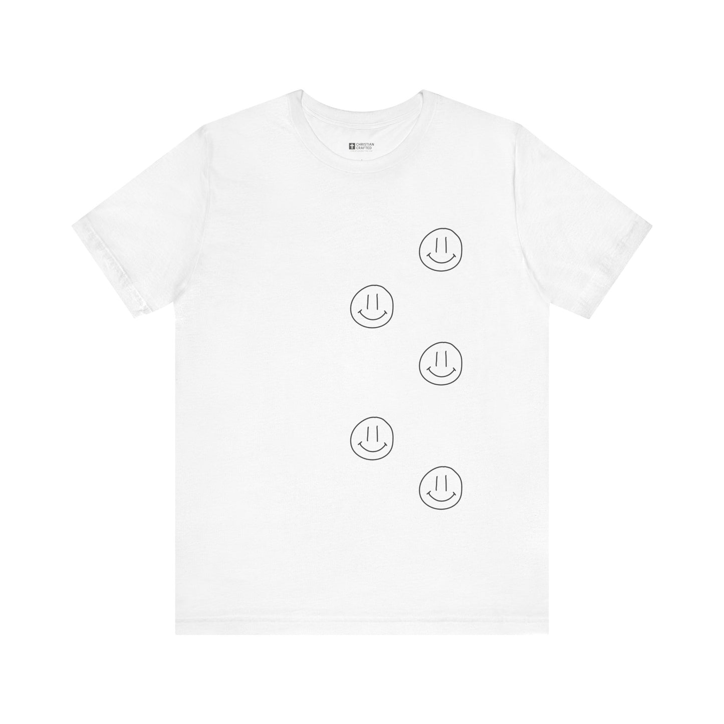 Smile Jesus Loves You Christian T-Shirt – Faith-based Smiley Faith Unisex Tee