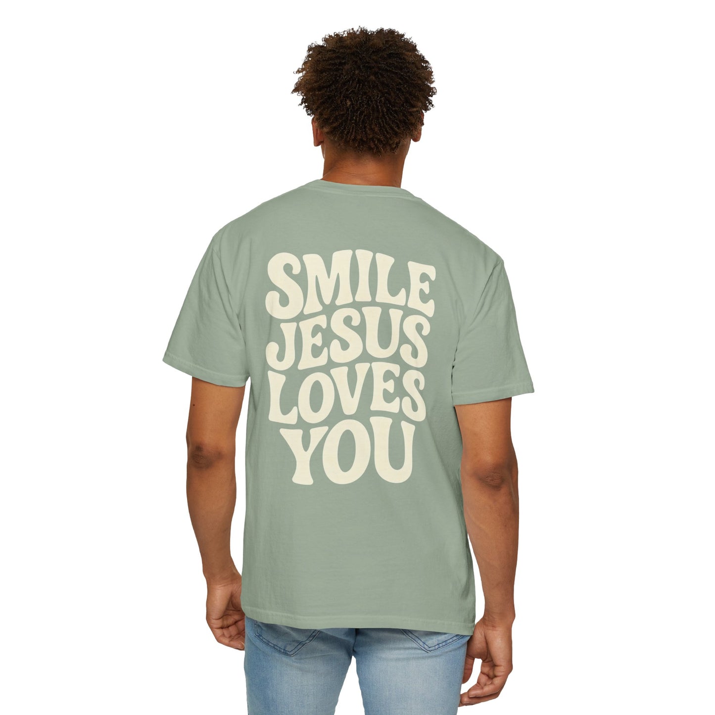 Smiley Jesus Loves You T-Shirt
