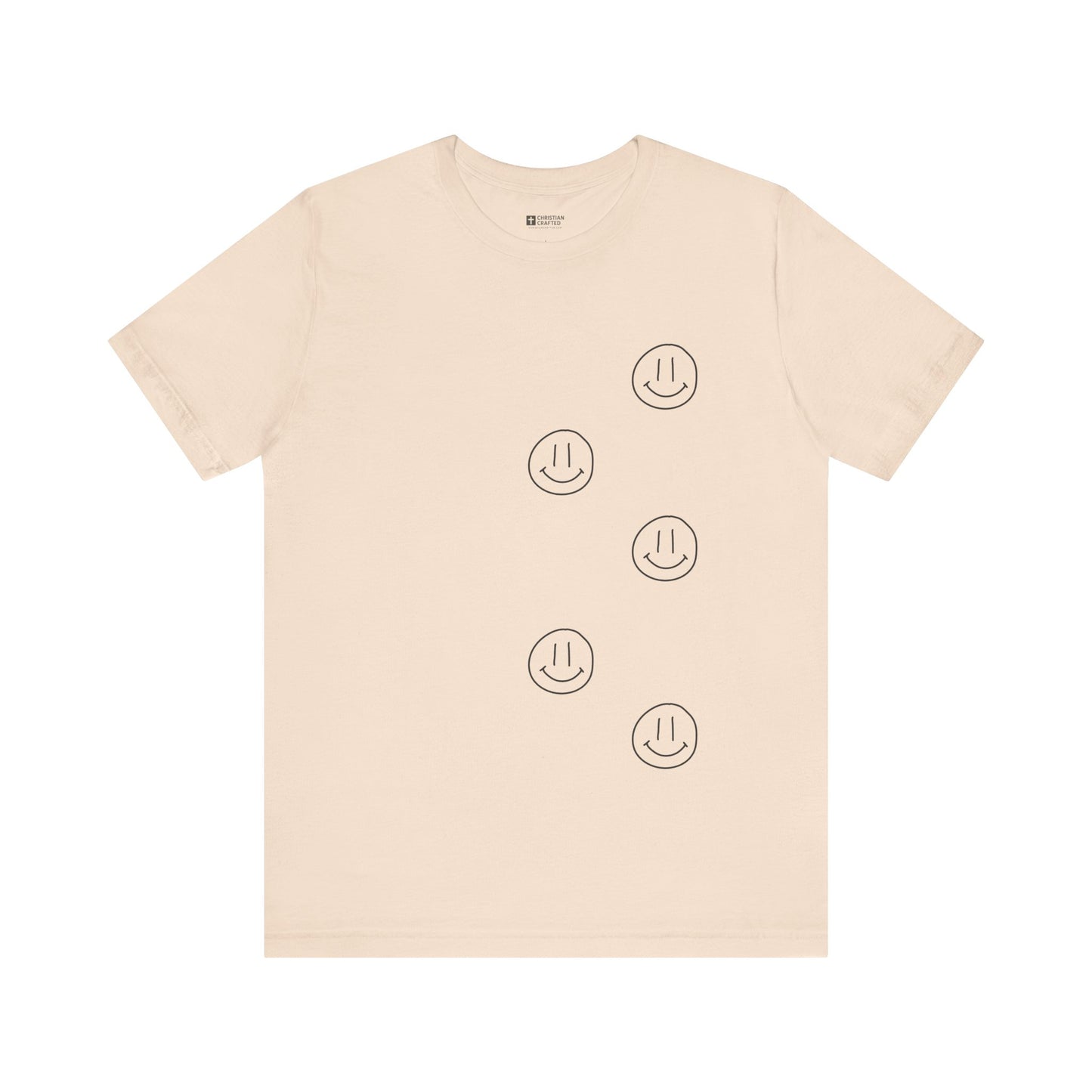 Smile Jesus Loves You Christian T-Shirt – Faith-based Smiley Faith Unisex Tee