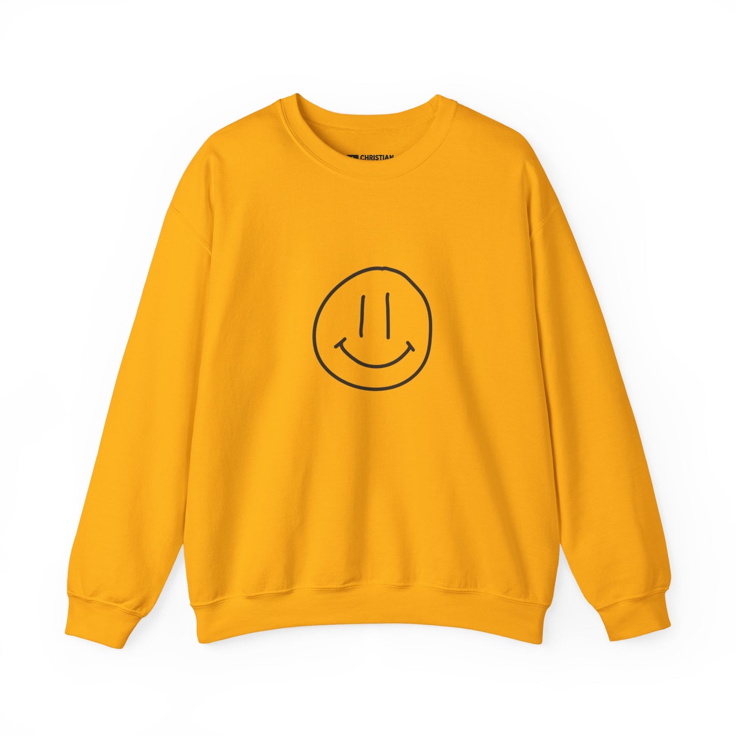 Smile Jesus Loves You Christian Sweatshirt – Faith-Based Inspirational Crewneck