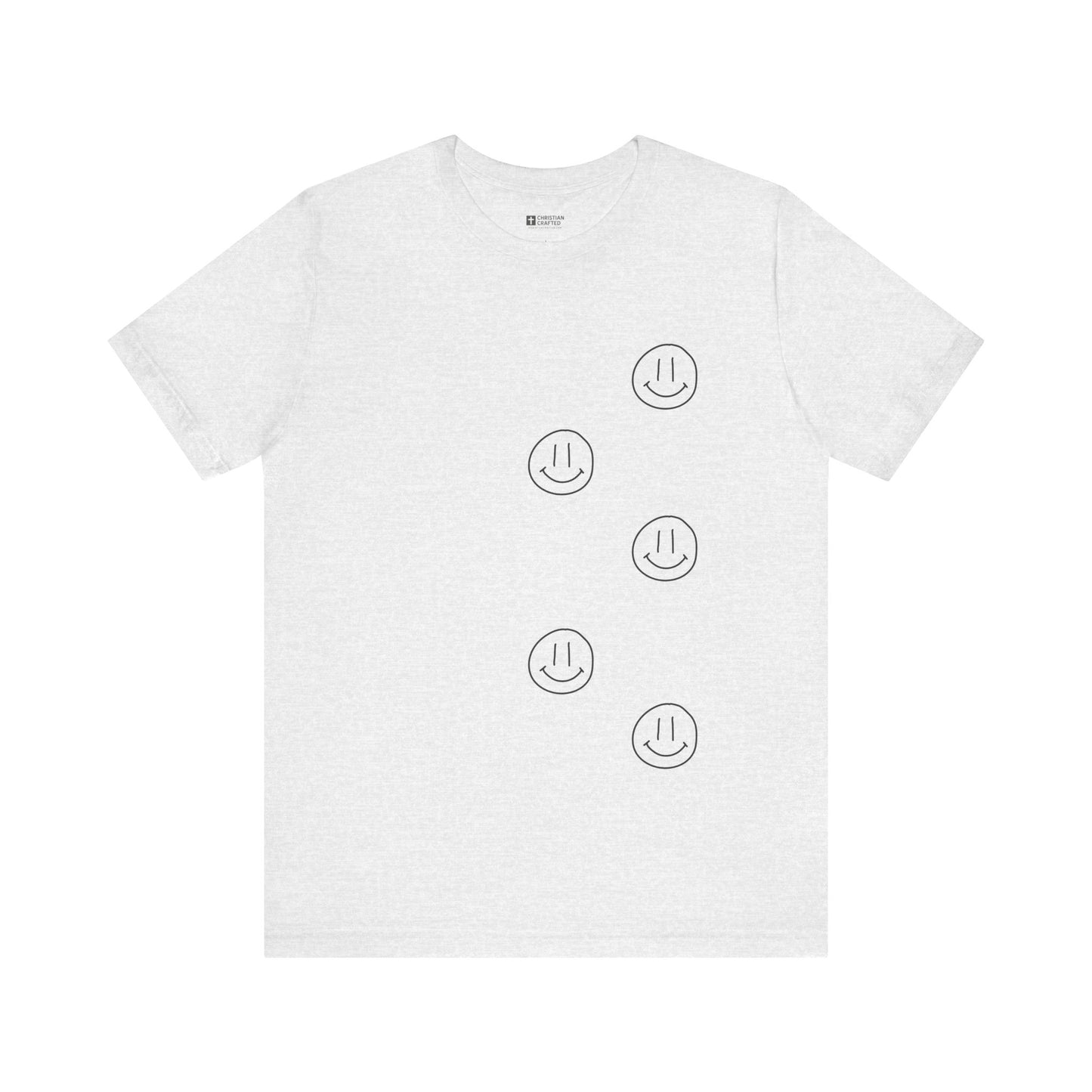 Smile Jesus Loves You Christian T-Shirt – Faith-based Smiley Faith Unisex Tee