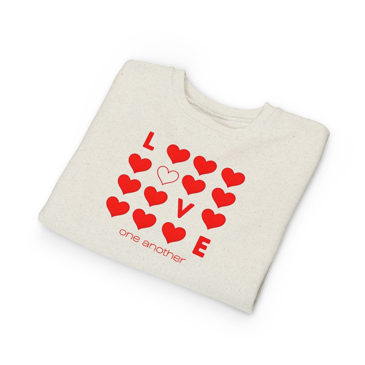 Love One Another Christian Toddler Sweatshirt | Faith-Based Kids Wear