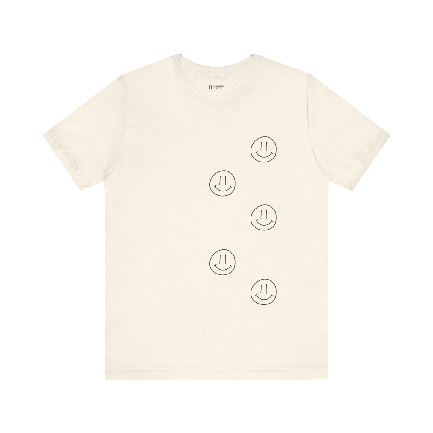 Smile Jesus Loves You Christian T-Shirt – Faith-based Smiley Faith Unisex Tee