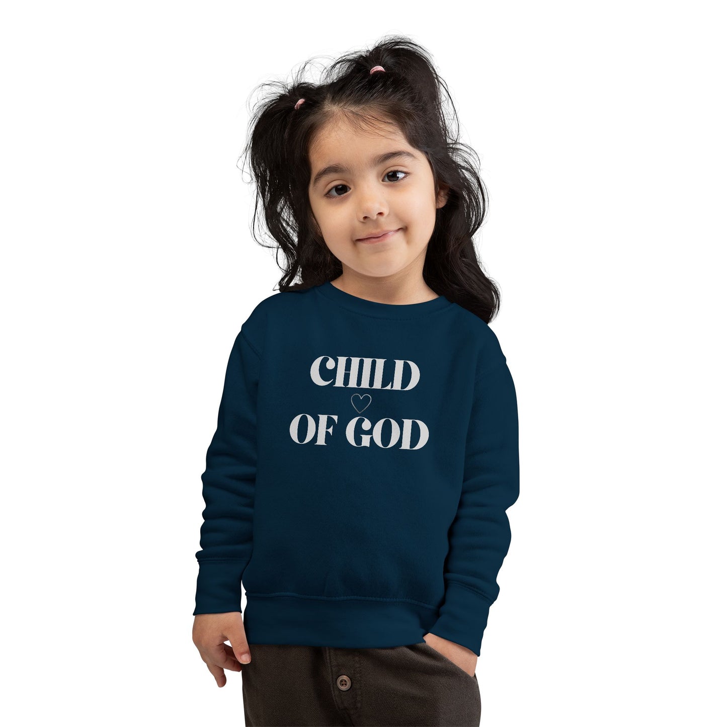 Child of God Toddler Sweatshirt - Christian Unisex Kids Apparel
