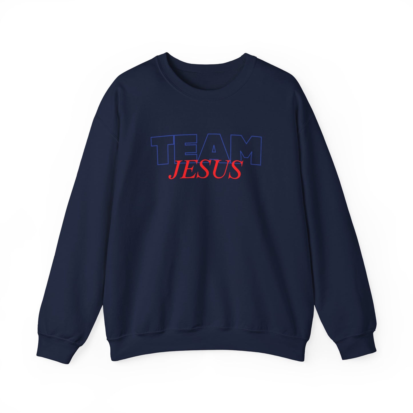 Team Jesus Christian Unisex Sweatshirt | Faith-Based Athletic Apparel