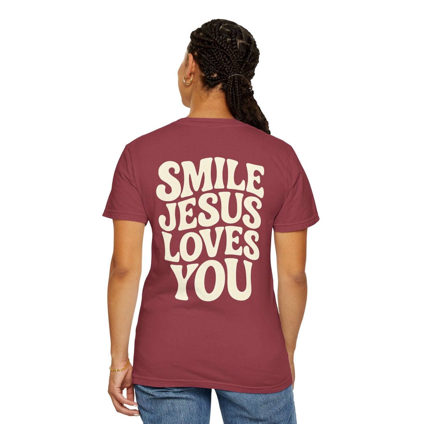 Smiley Jesus Loves You T-Shirt