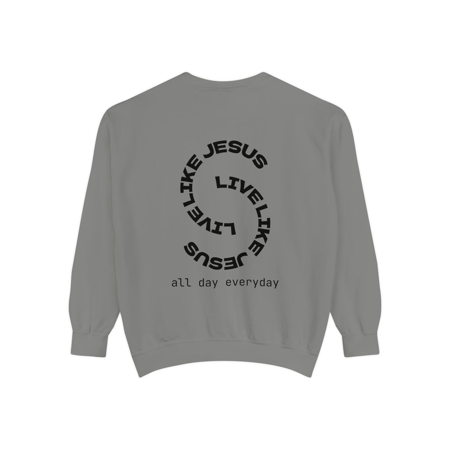 Live Like Jesus Christian Mens Sweatshirt | Bold Faith-Based Apparel