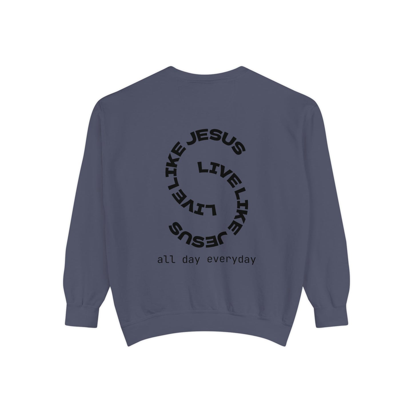 Live Like Jesus Christian Mens Sweatshirt | Bold Faith-Based Apparel