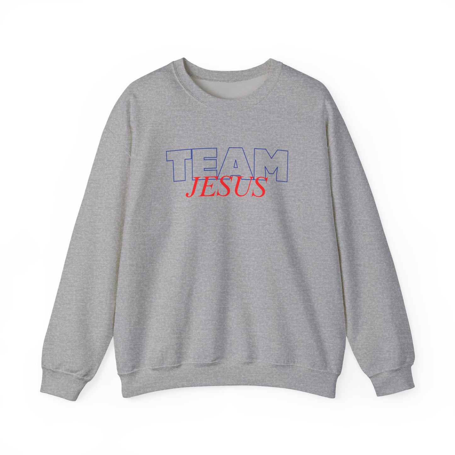 Team Jesus Christian Unisex Sweatshirt | Faith-Based Athletic Apparel