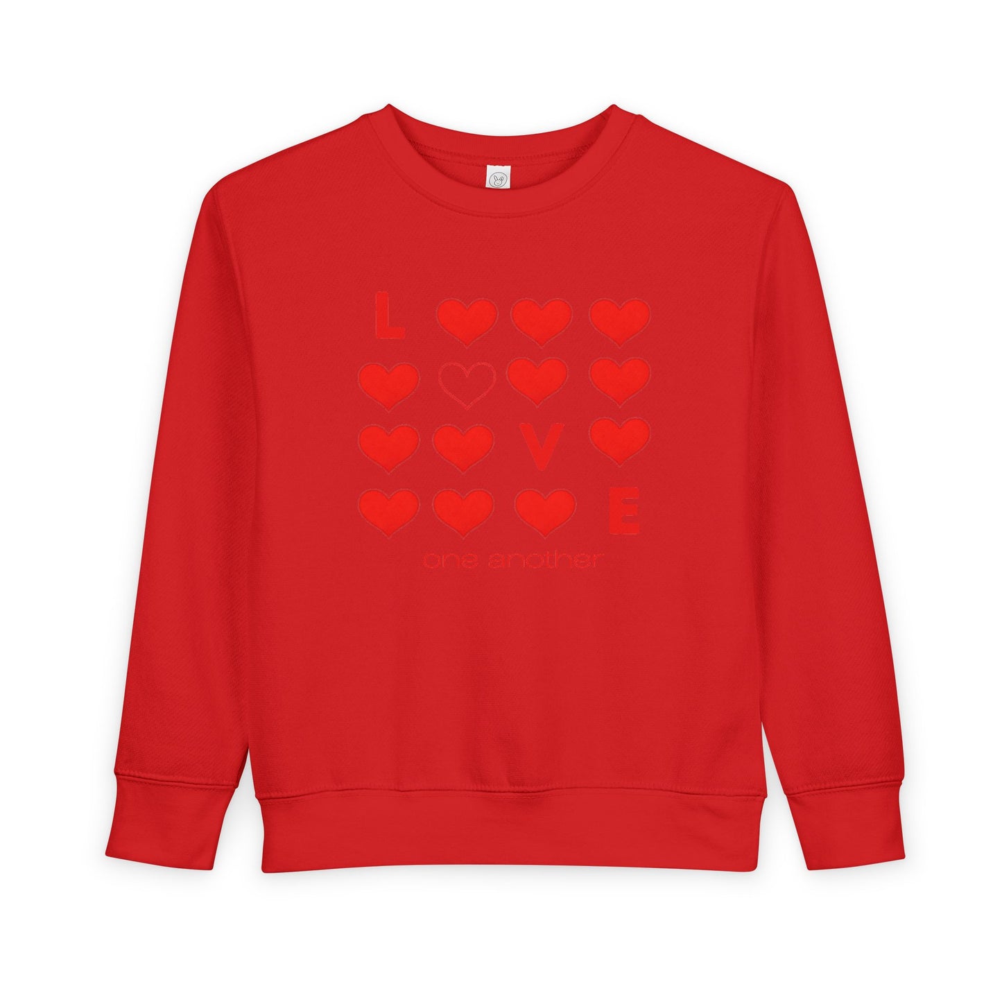Love One Another Christian Toddler Sweatshirt | Faith-Based Kids Wear