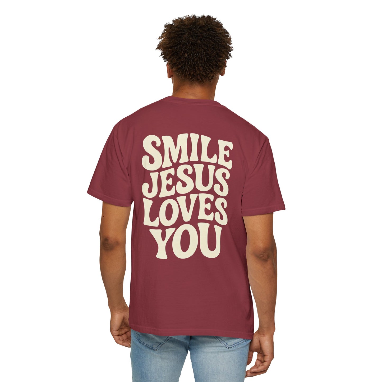 Smiley Jesus Loves You T-Shirt