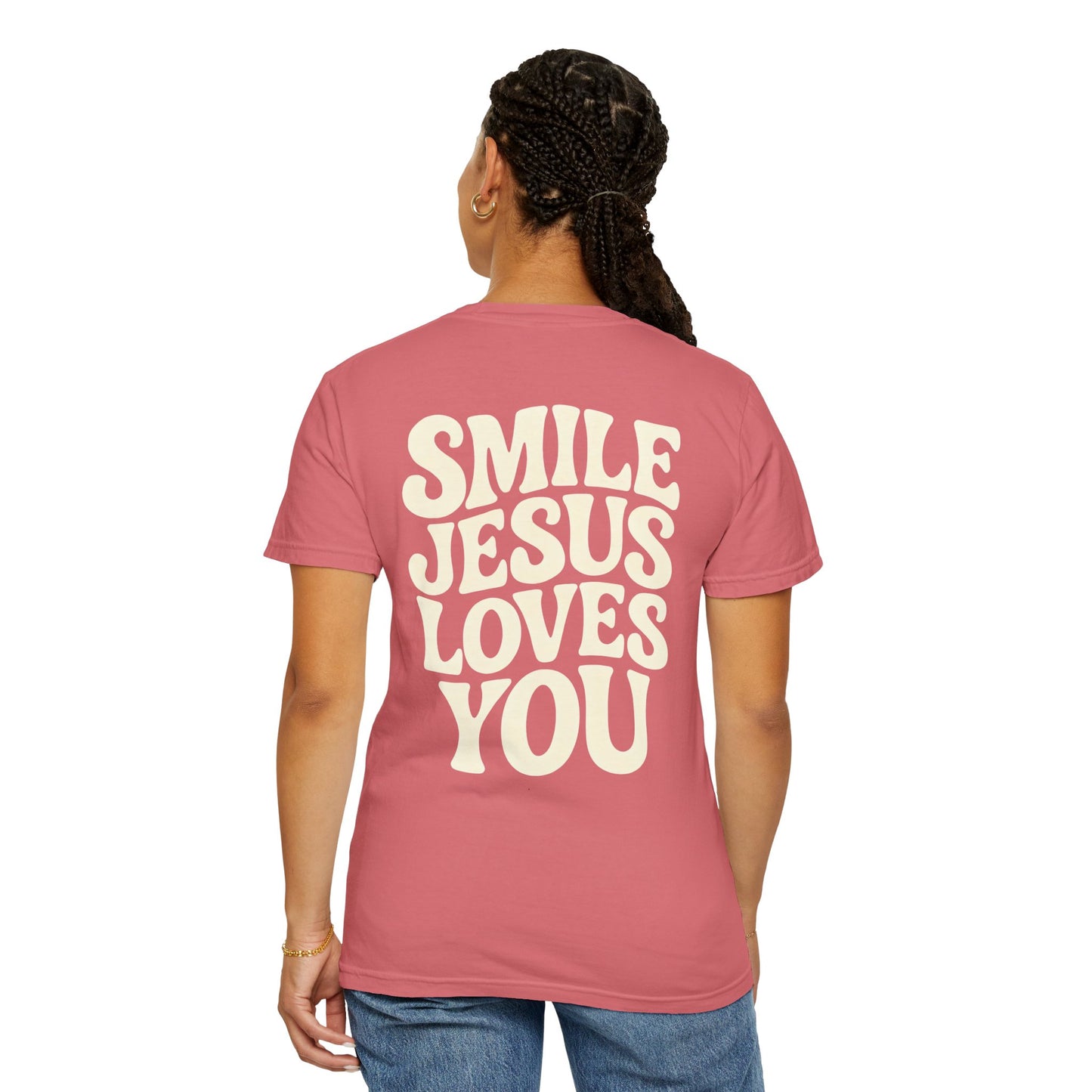 Smiley Jesus Loves You T-Shirt