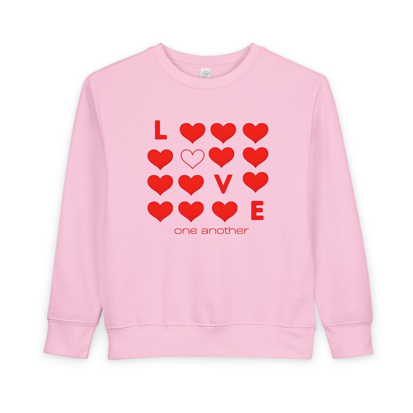 Love One Another Christian Toddler Sweatshirt | Faith-Based Kids Wear