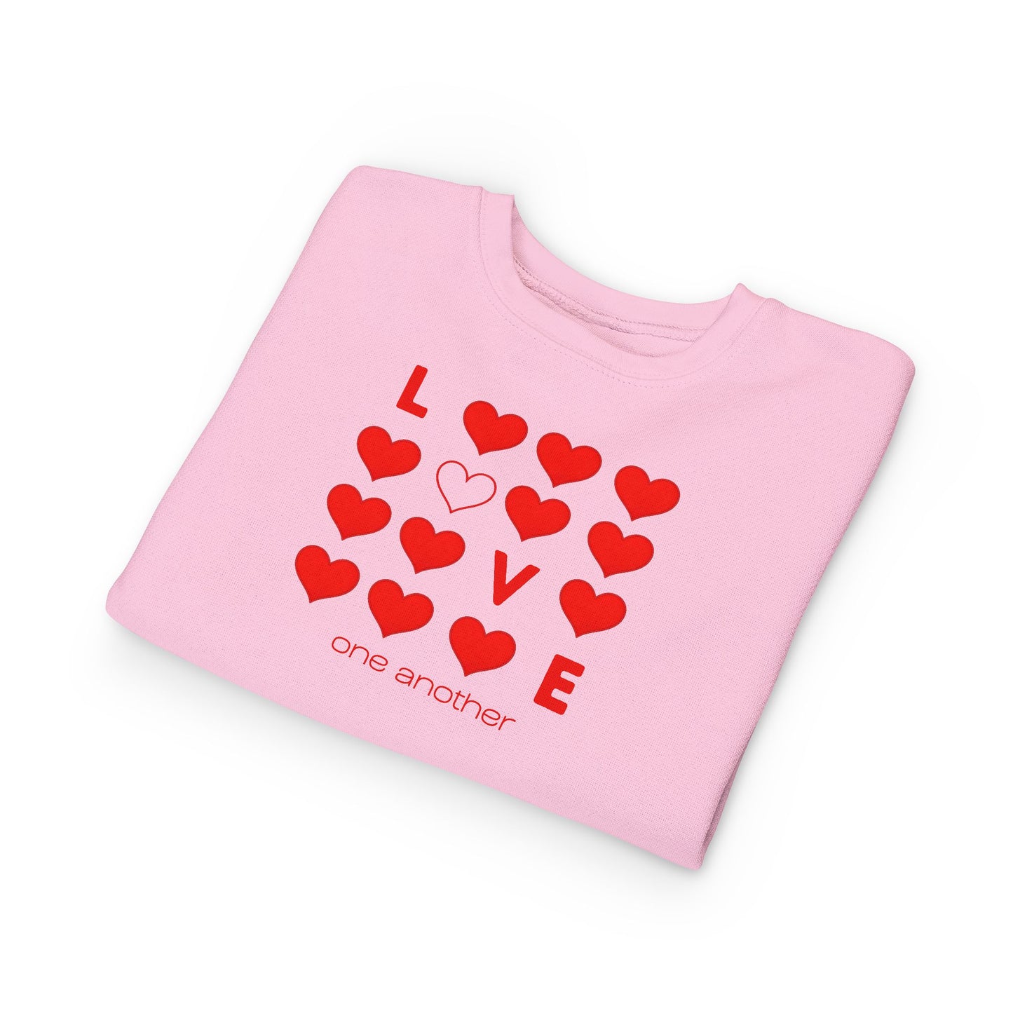 Love One Another Christian Toddler Sweatshirt | Faith-Based Kids Wear