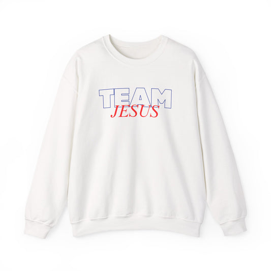 Team Jesus Christian Unisex Sweatshirt | Faith-Based Athletic Apparel