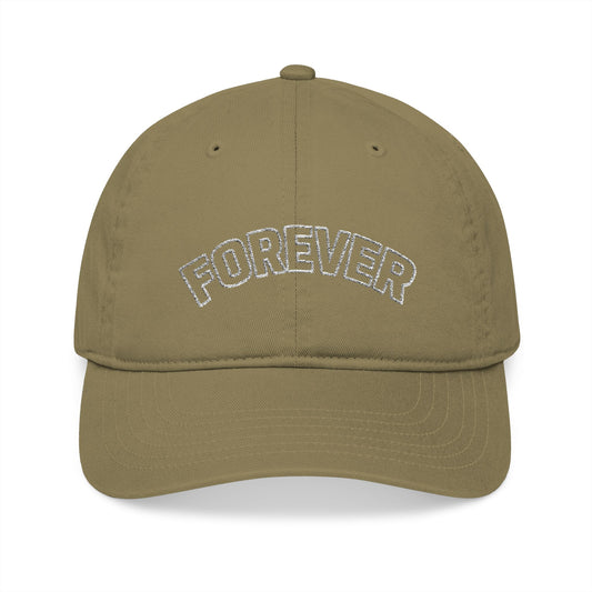 FOREVER White Outline Christian Baseball Cap for Women – Faith Inspired Adjustable Hat