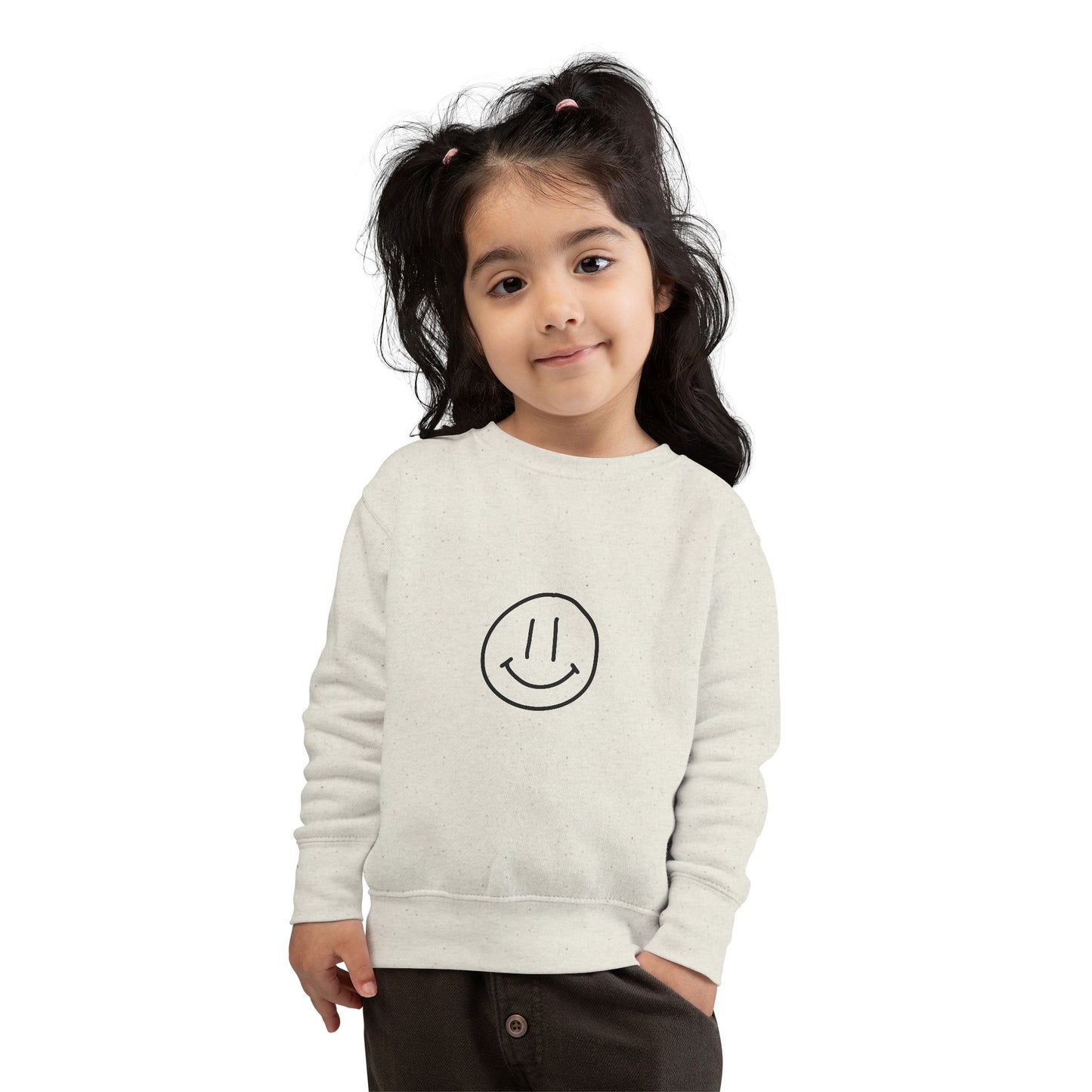 Toddler Sweatshirt - Smile Jesus Loves You