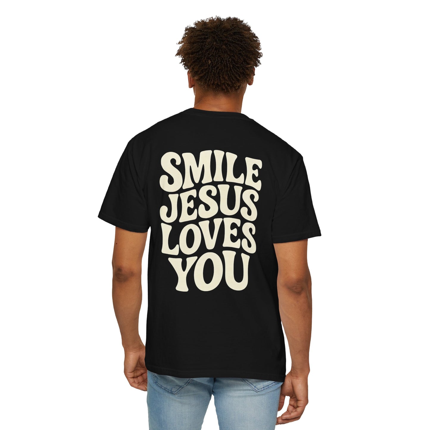 Smiley Jesus Loves You T-Shirt